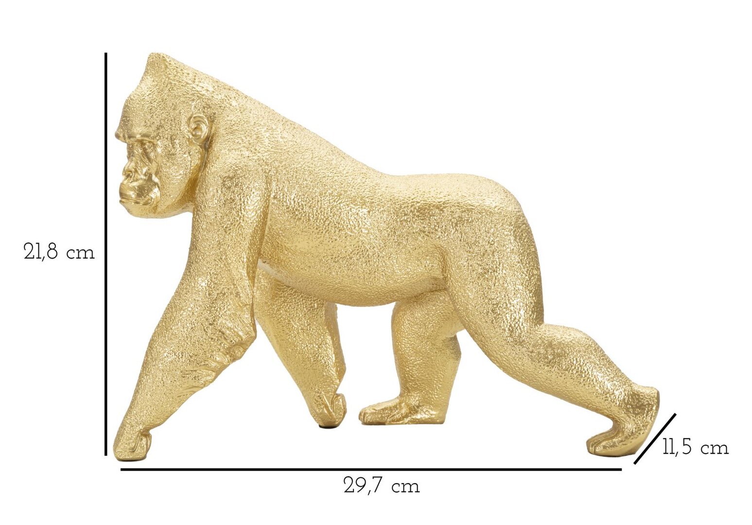 FIGURA GORILLA 2 - ZLATA - slika 6
