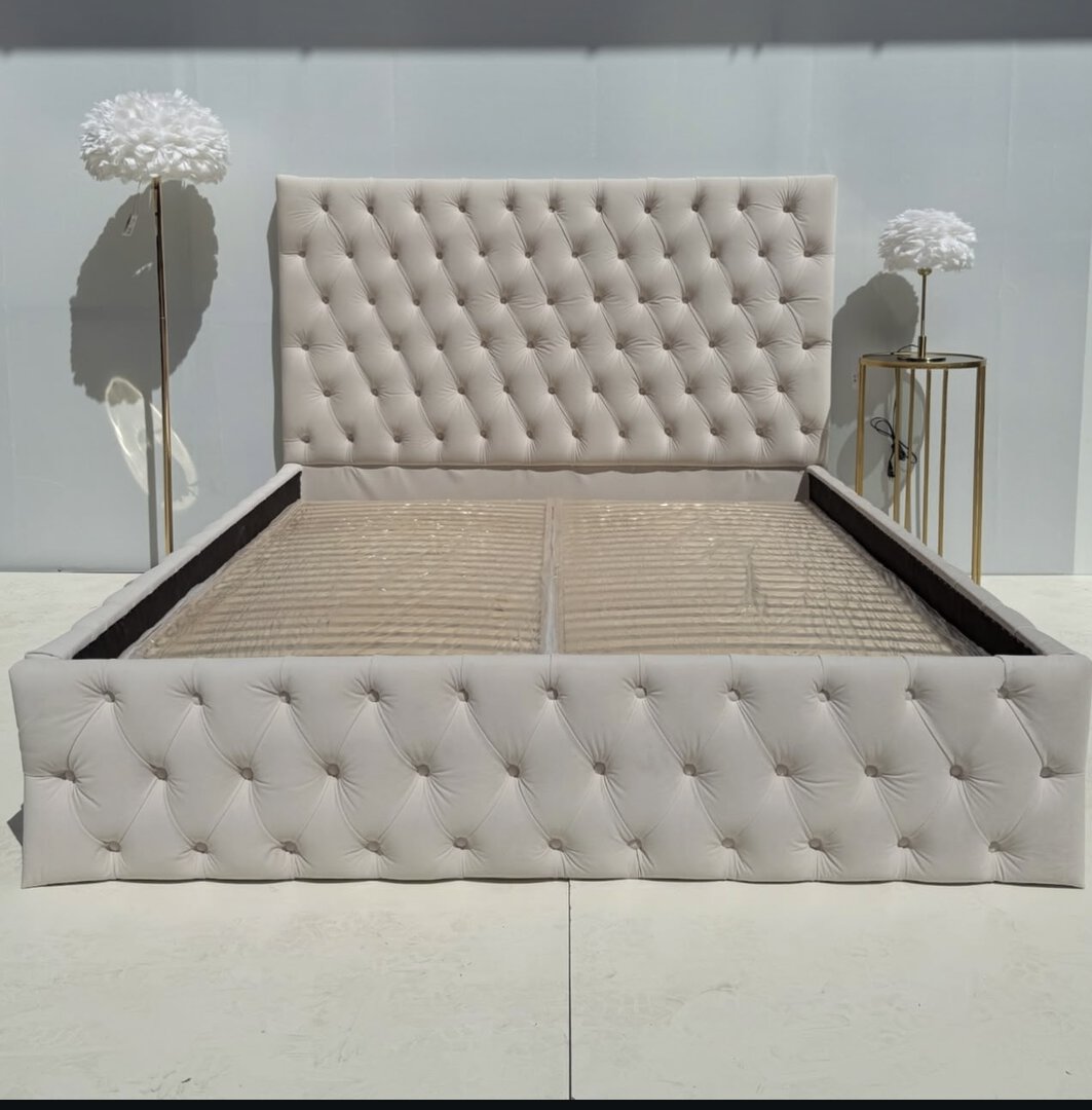 POSTELJNJI OKVIR MADISON - BEŽ 160X200CM
