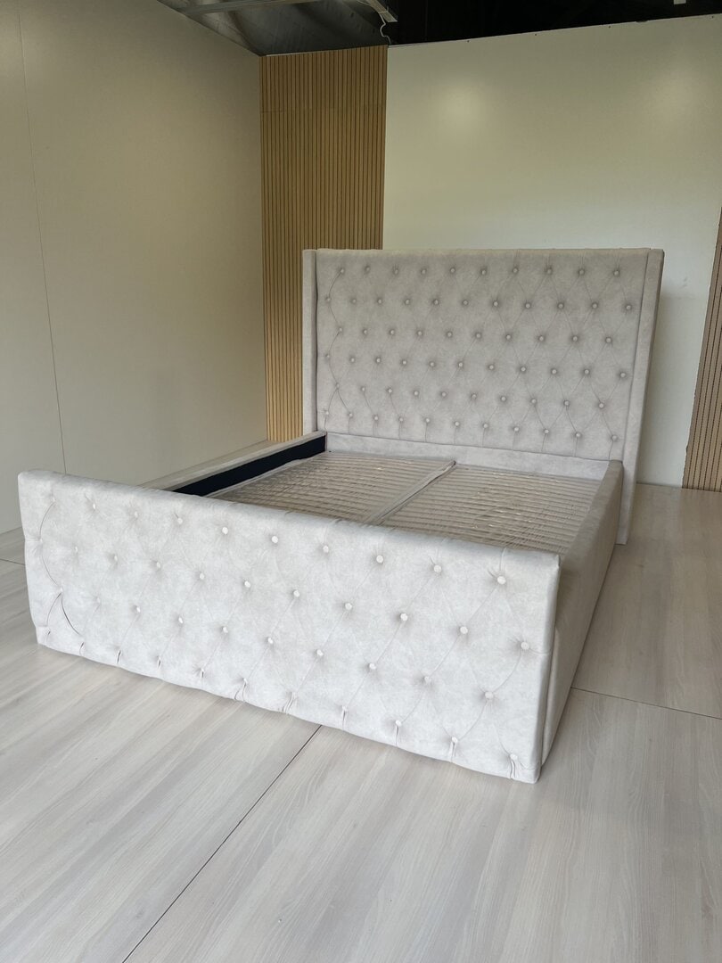 POSTELJNI OKVIR REY - BEŽ 160X200CM - slika 2