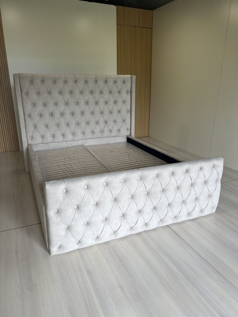 POSTELJNI OKVIR REY - BEŽ 160X200CM - slika 3