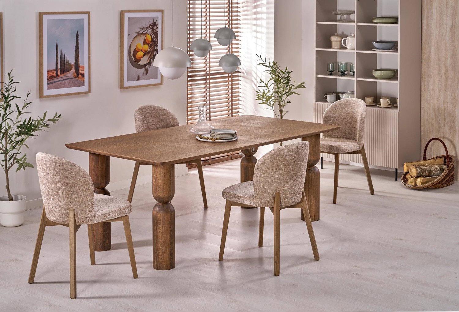 MELTON RAZTEGLJIVA JEDILNA MIZA 200-300x101cm - SVETEL OREH - slika 2