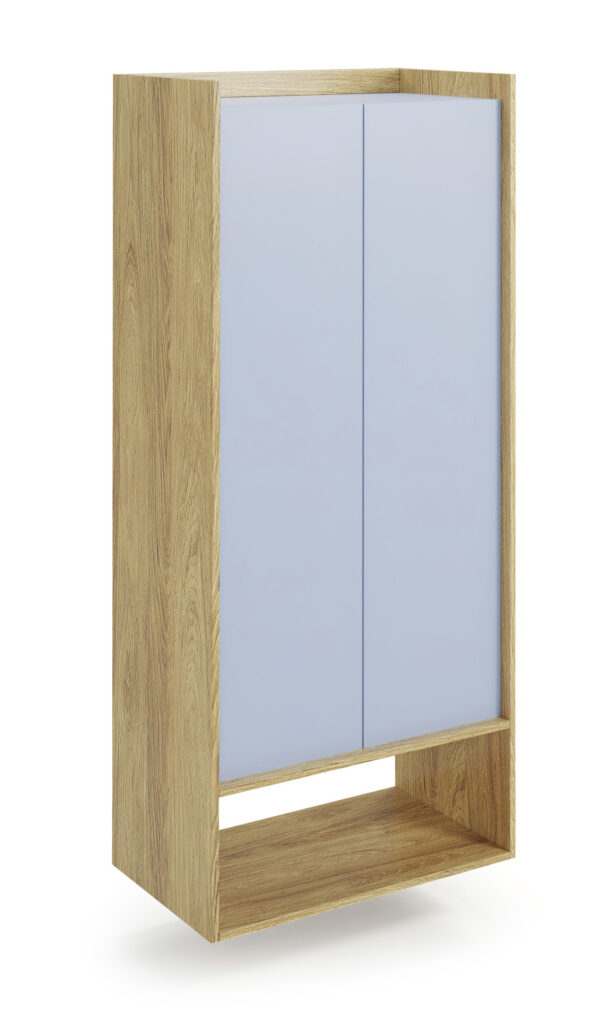 MOBIUS regal 2D color: hikora oak/light blue