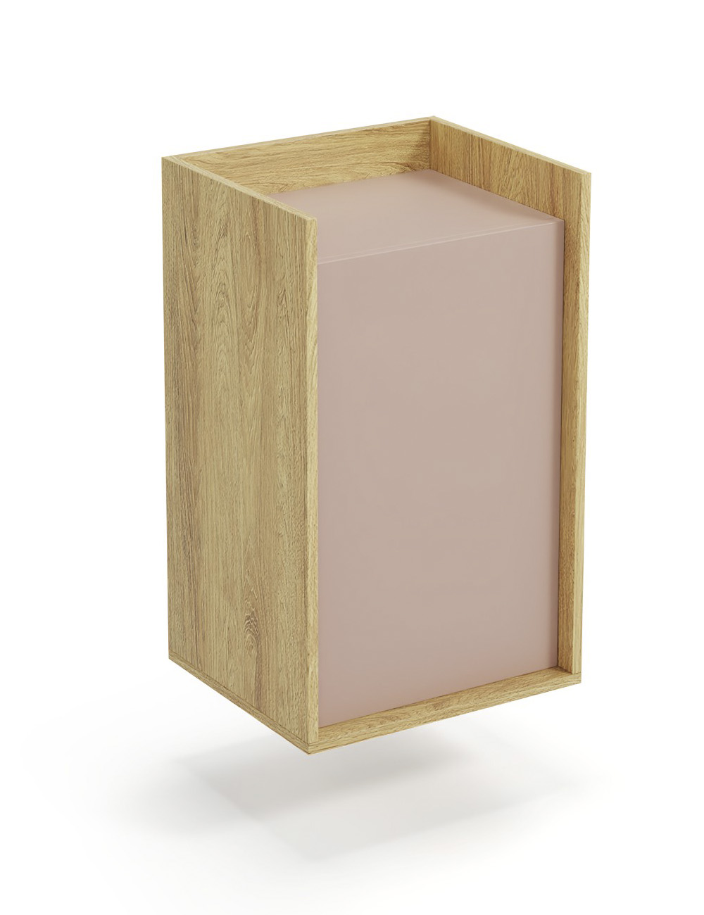 MOBIUS cabinet 1D color: hikora oak/white