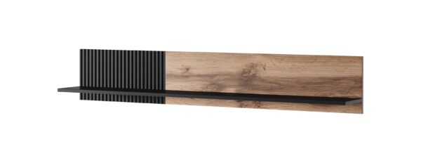 RANDOM P-1 hanging shelf, color: wotan oak/black