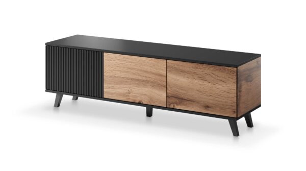 RANDOM RTV-1 TV-stand, color: wotan oak/black