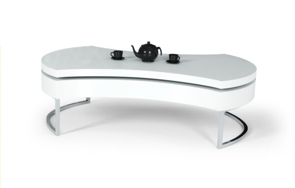 AUREA coffee table color: white