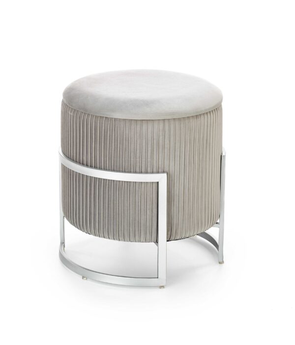 CRICKET pouffe color: light grey