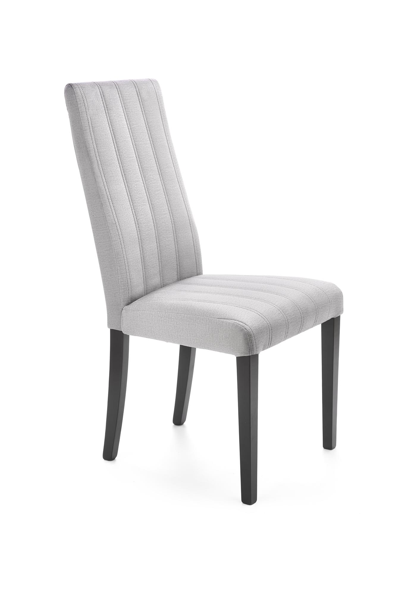 DIEGO 2 chair, color: quilted velvet Stripes - MONOLITH 85