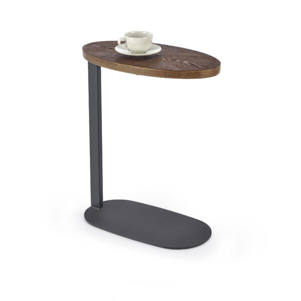 DELPHI coffee table, walnut / black