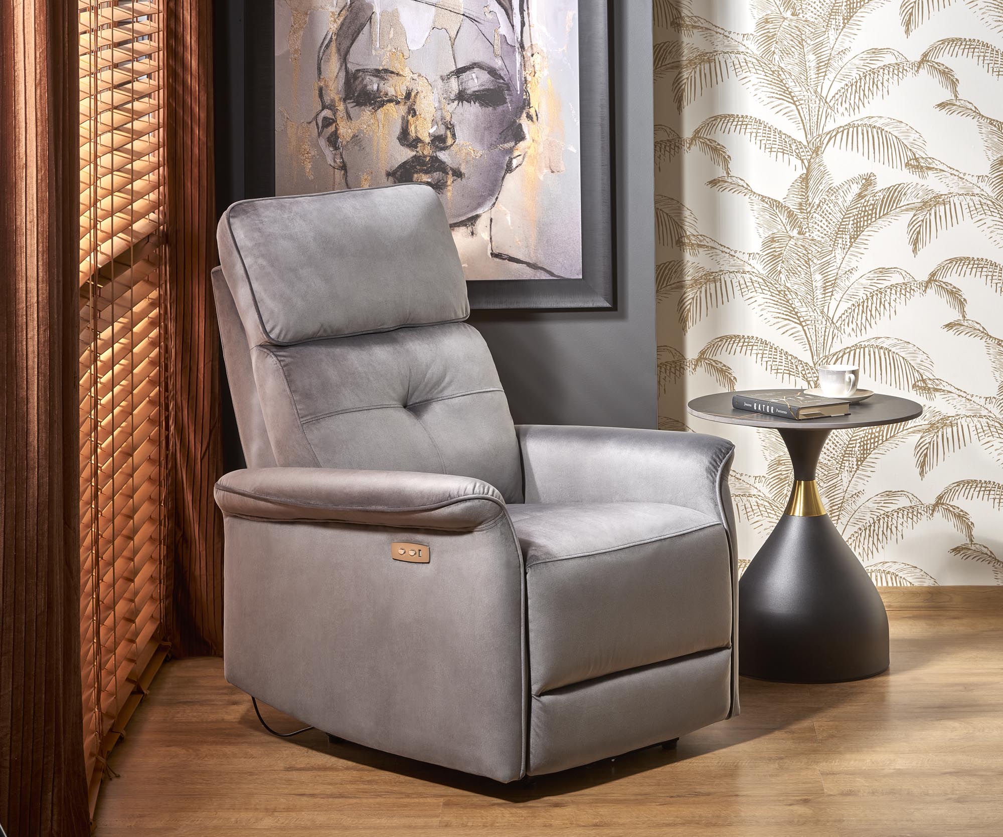 SEMIR leisure chair, grey