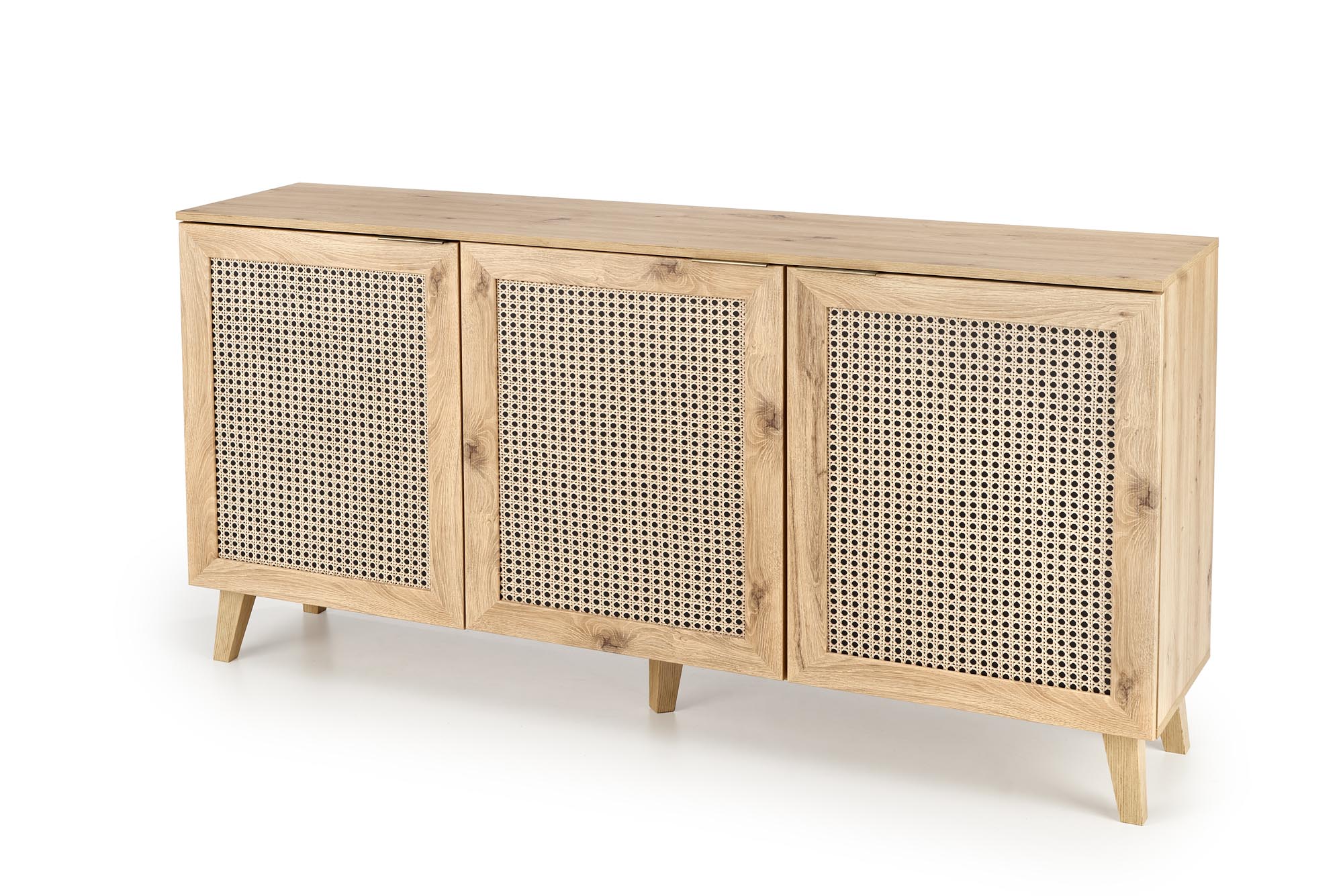 BORNEO KM-1 chest, artisan oak / black