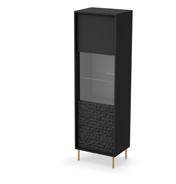 BULLET W-1 display cabiner, black / gold
