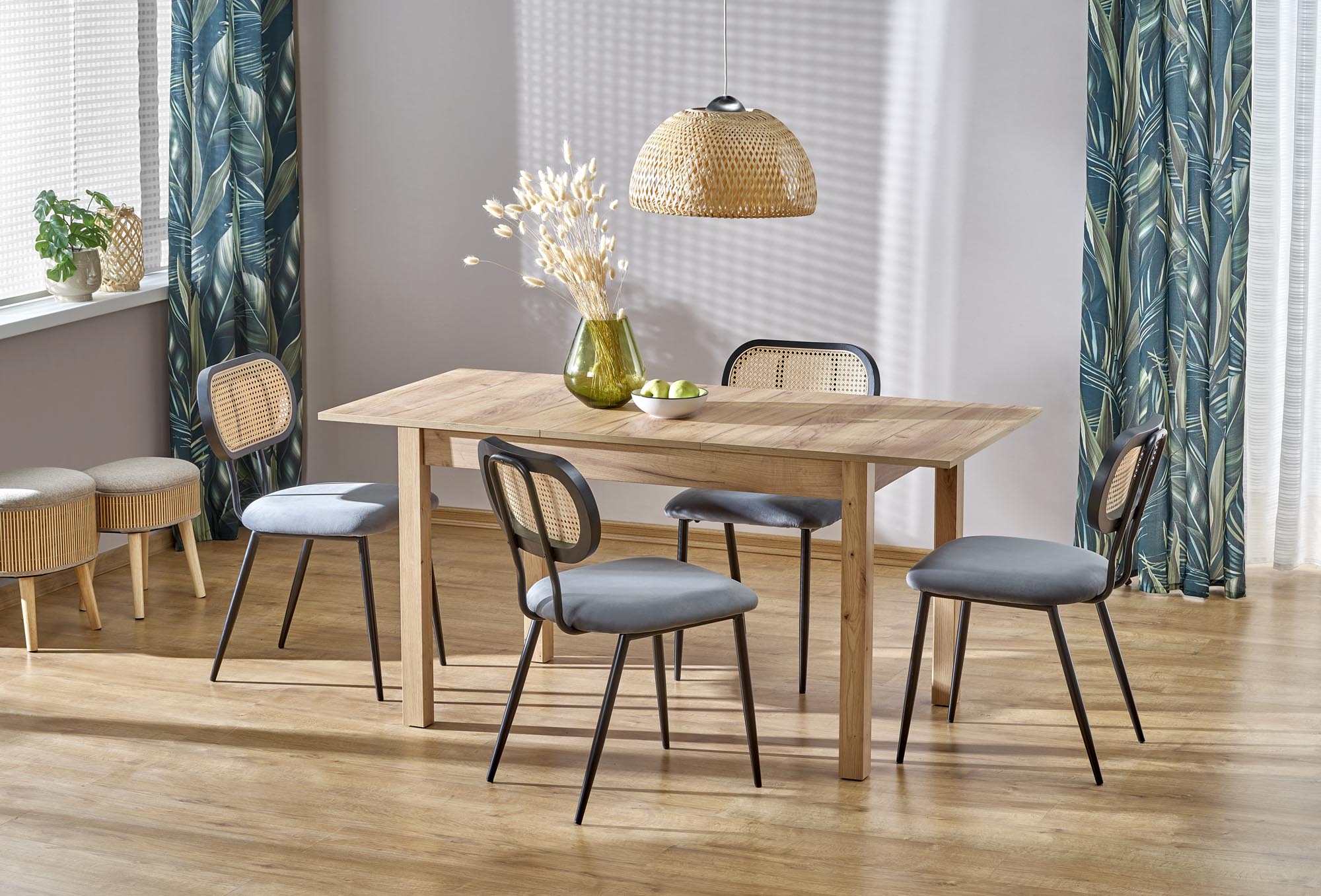 MAURYCY table, craft oak