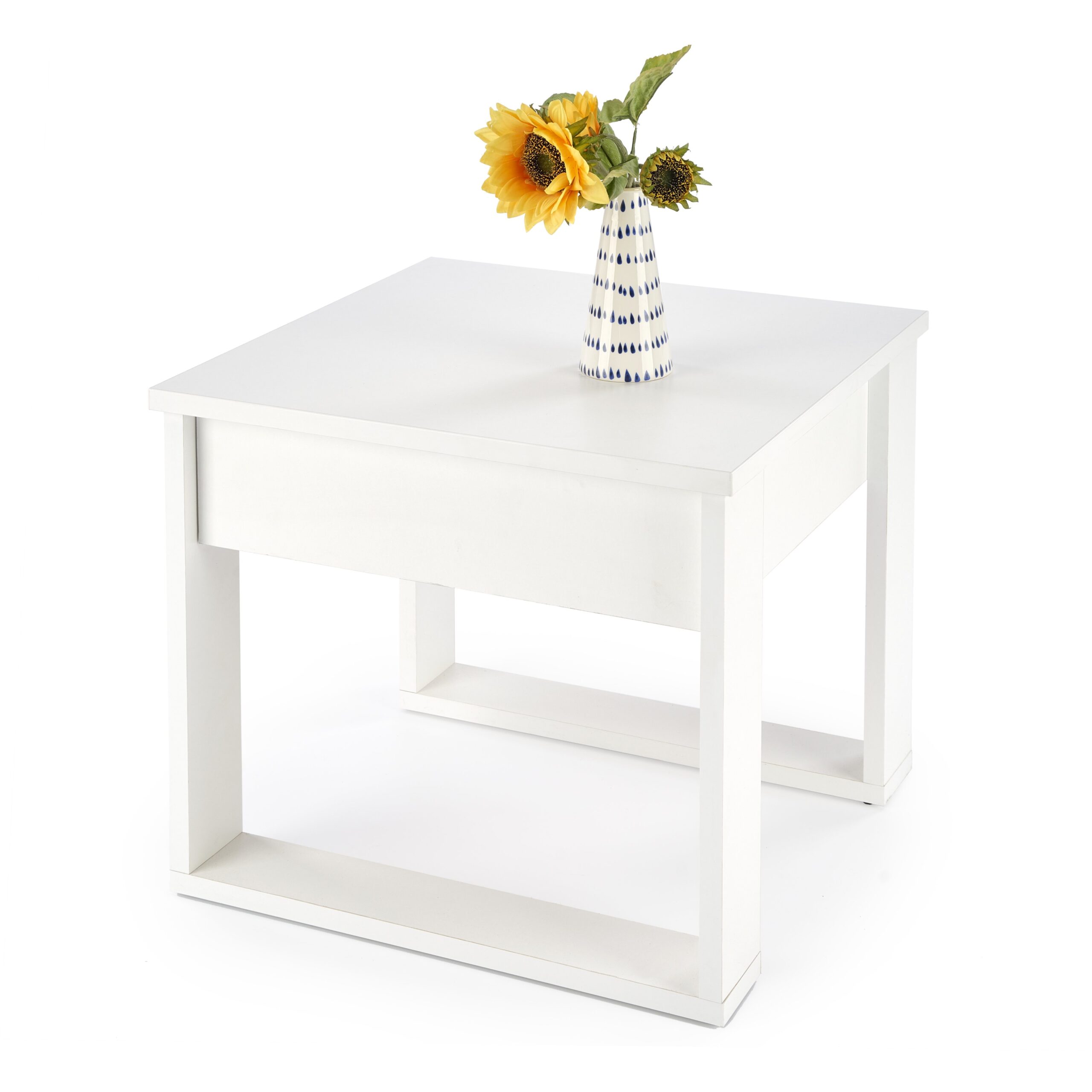 NEA SQUARE coffee table, white