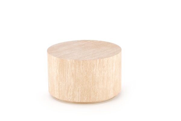 TRAVERTINO OKRĄGŁA coffe table, travertine