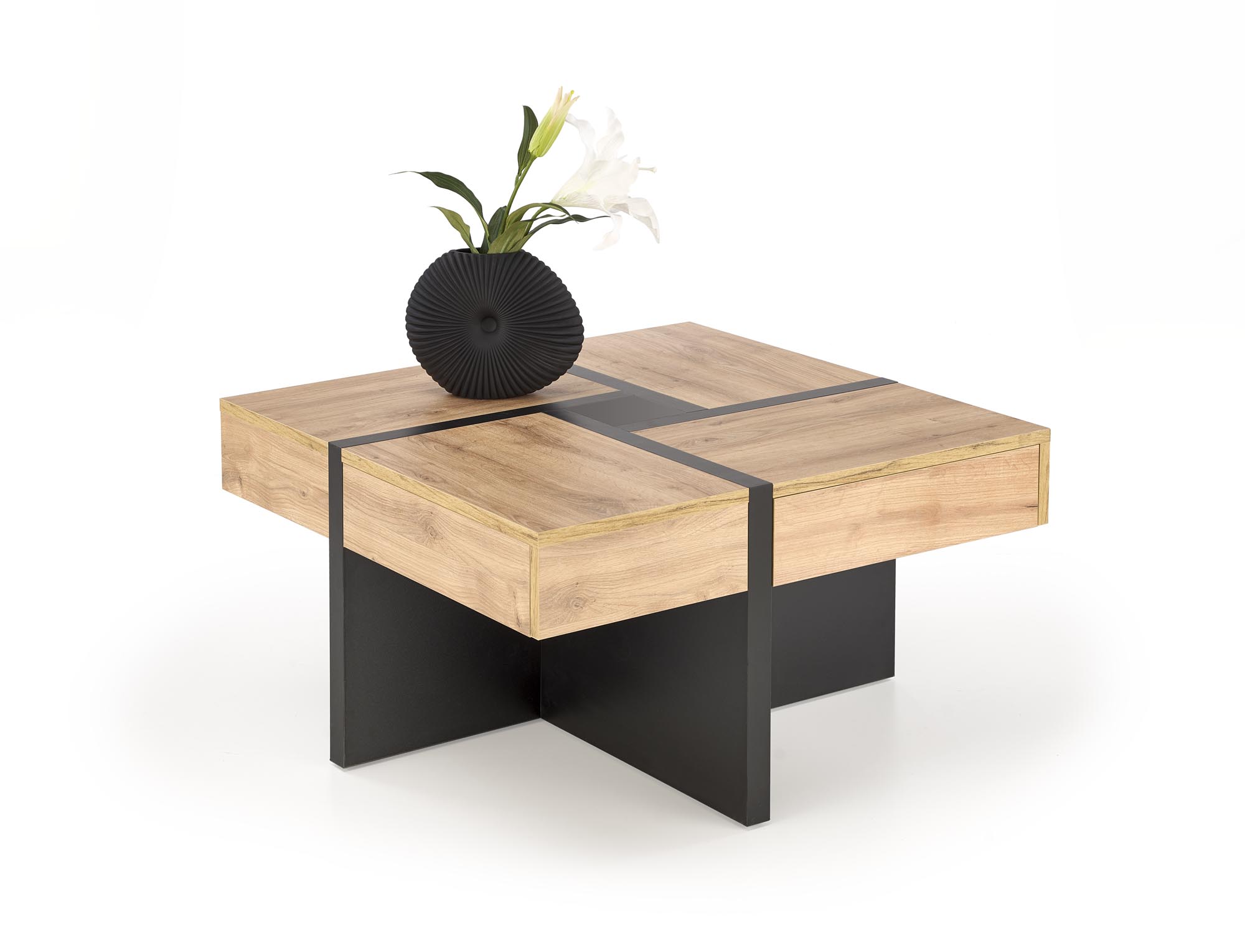 SEVILLA S, c.table, craft oak / black