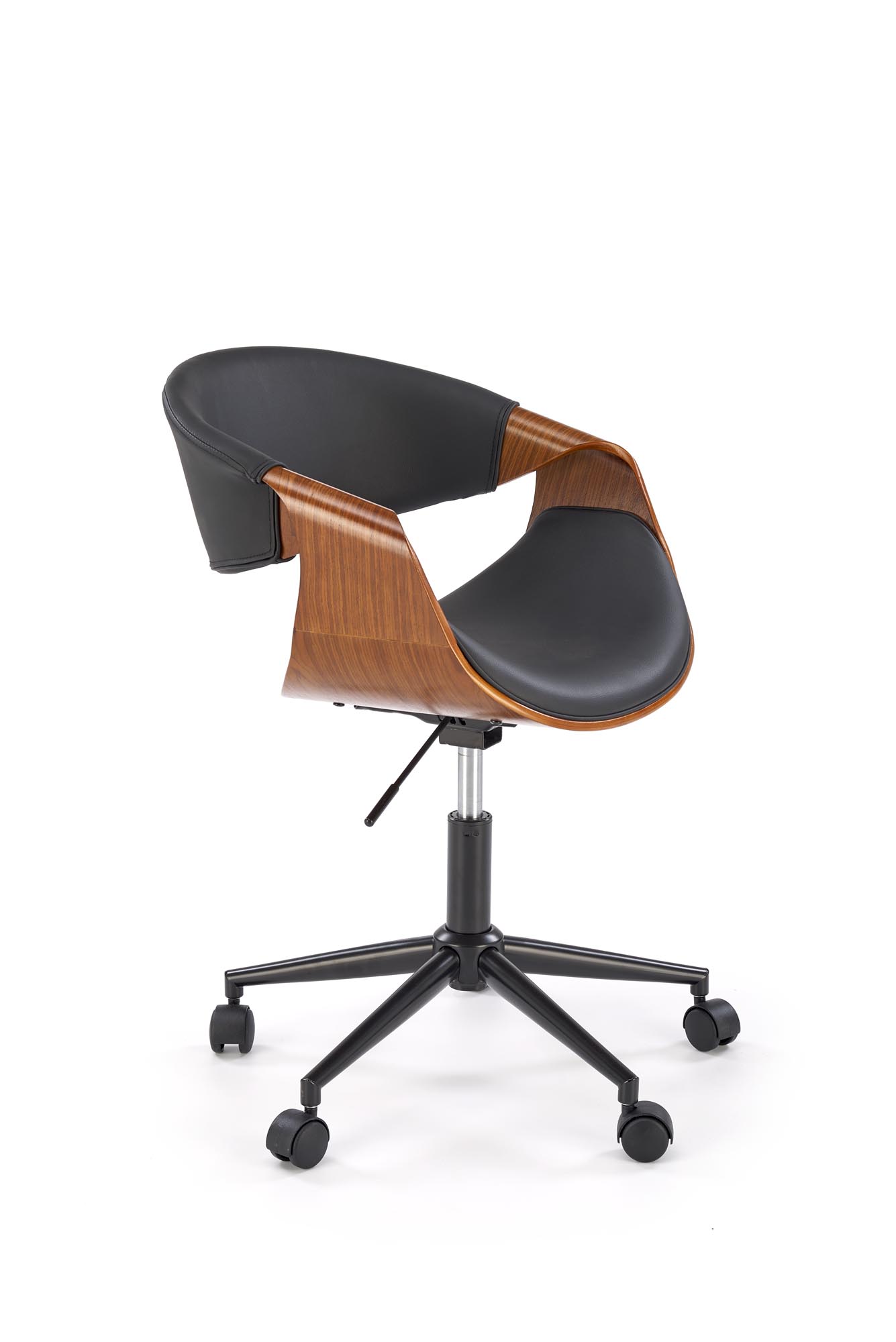 BILBO office chair, black / walnut