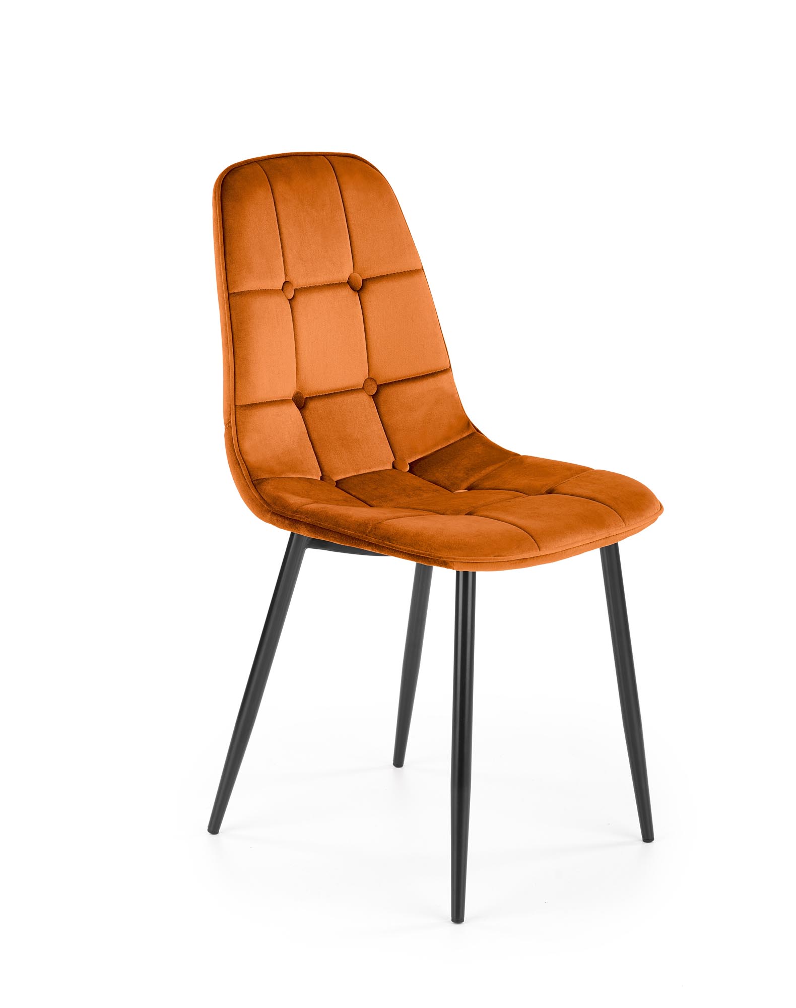 K417 chair, cinnamon velvet