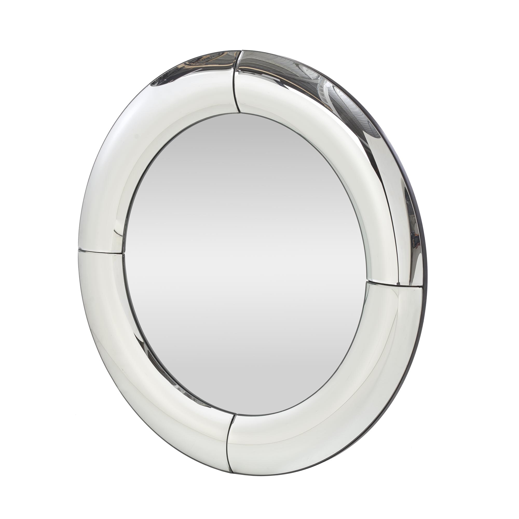 MOON wall mirror, silver