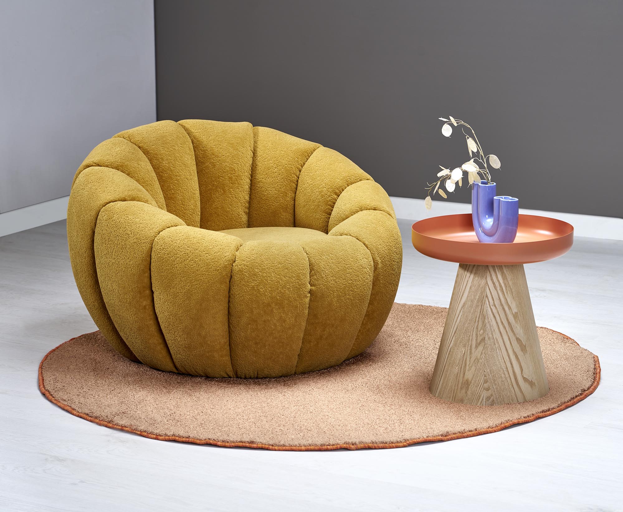 GASPAR 2 leisure chair, mustard