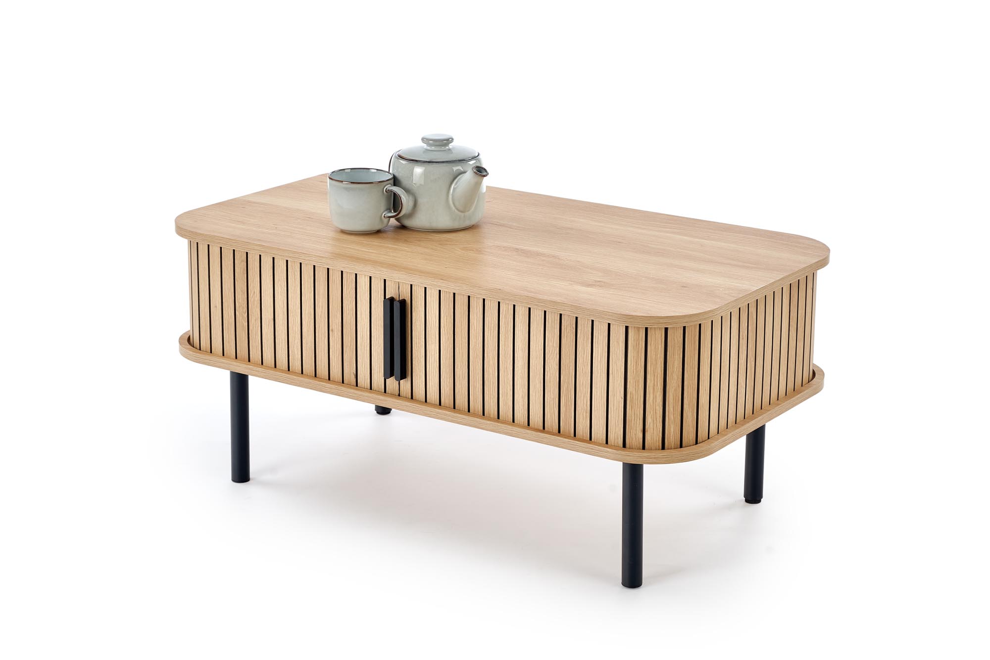 ANGELINA coffee table, natural/black