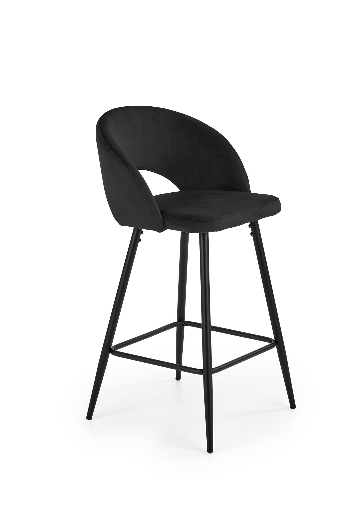 H96 bar stool, color: black