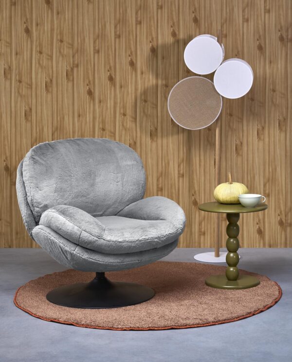 SHELL l.chair, grey