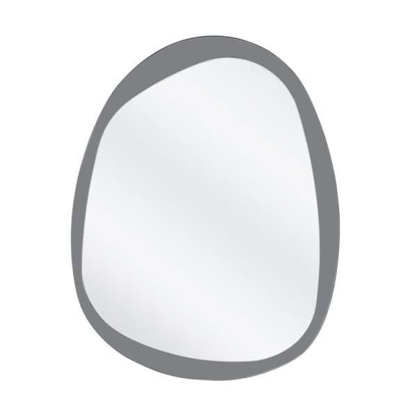 PLAZA wall mirror, silver