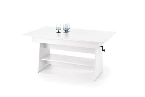ERIKA lifting coffee table, color: white