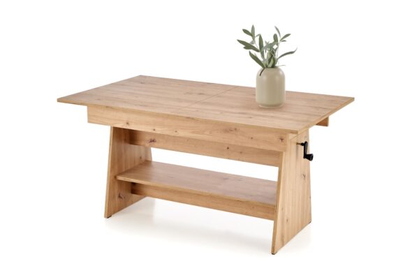 ERIKA lifting coffee table, color: artisan oak