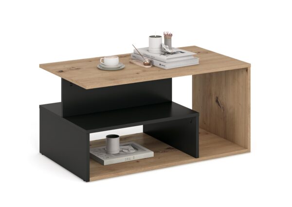 IVA c.table, artisan oak / black