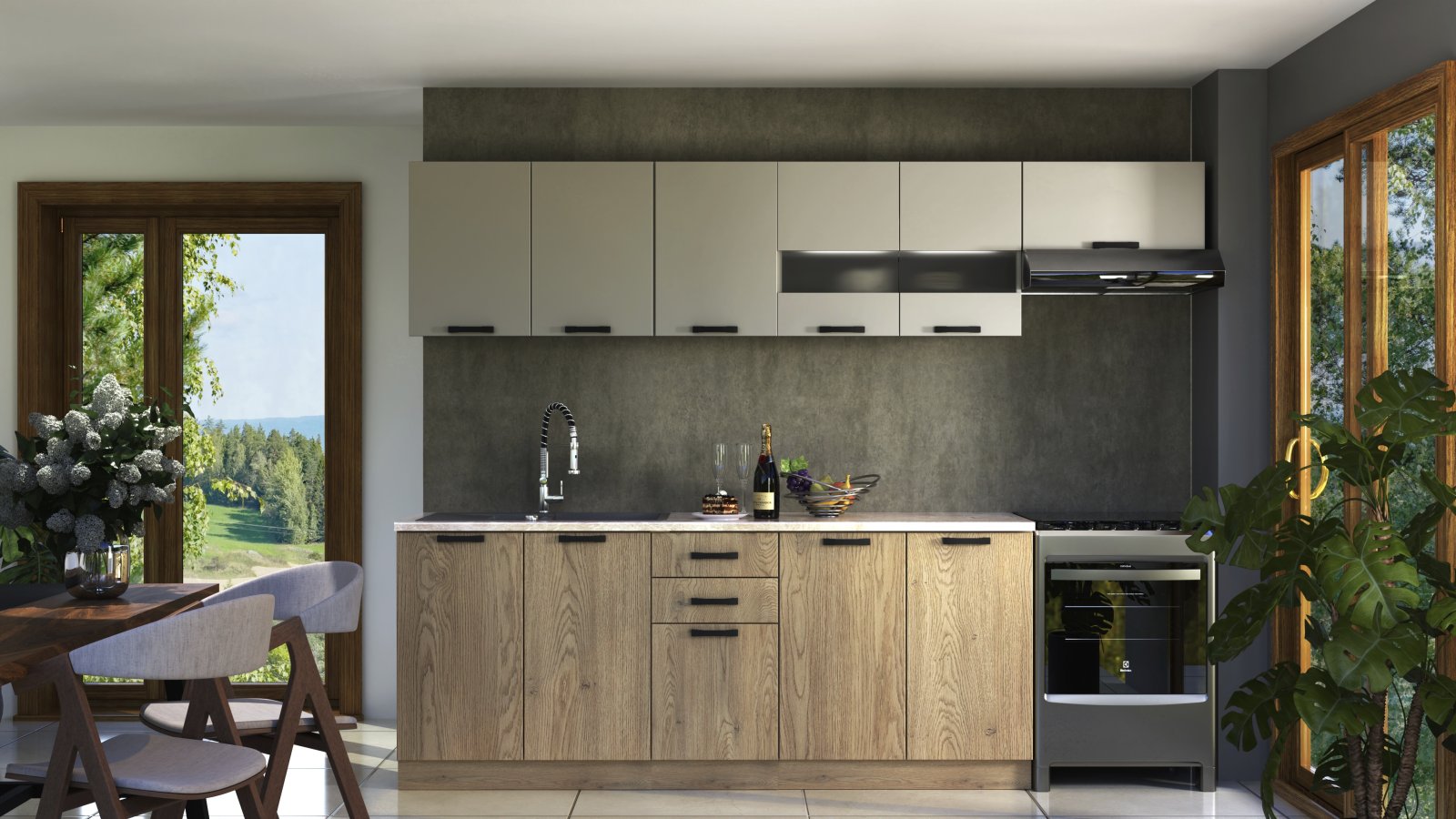 PERŁA 260 CREMONA OAK/CASHMERE