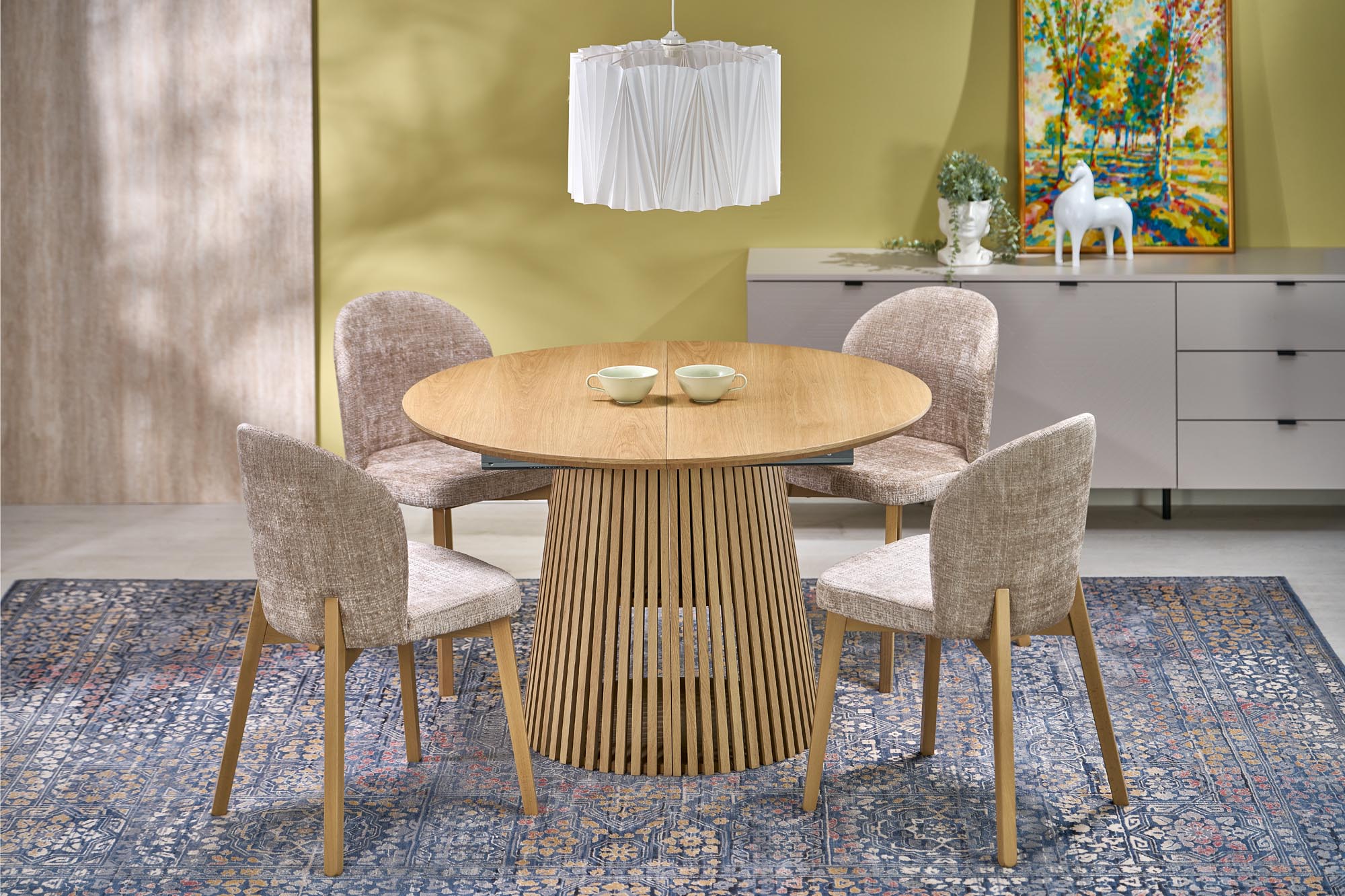 FARGO extension table, top - natural, legs - natural
