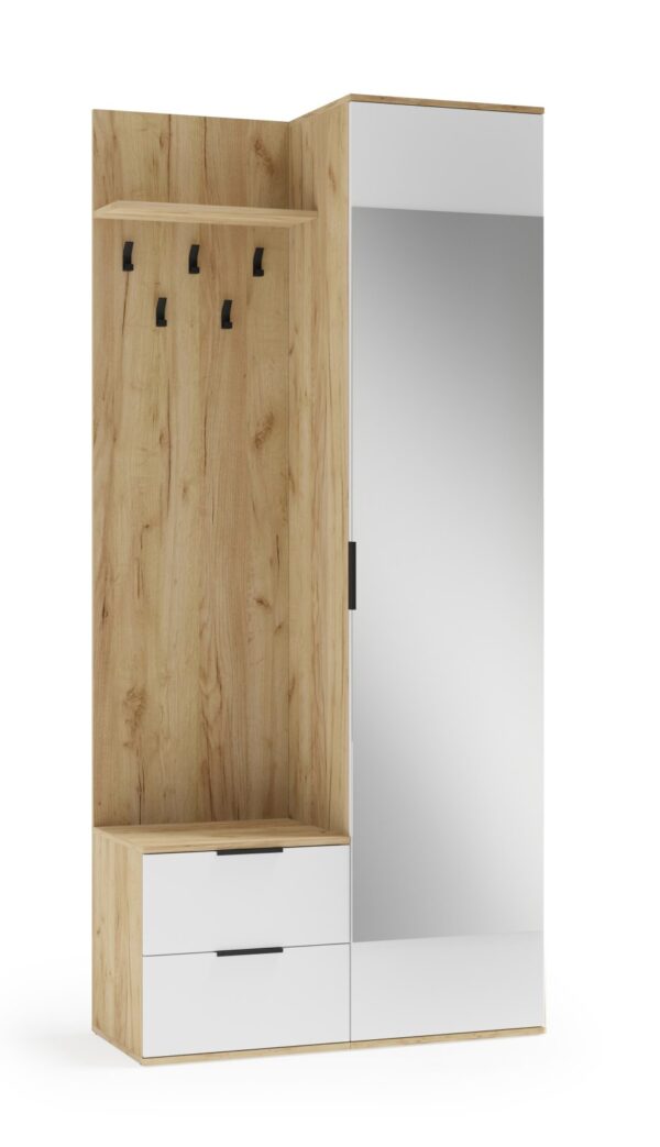 CORAL hall system gold oak / white