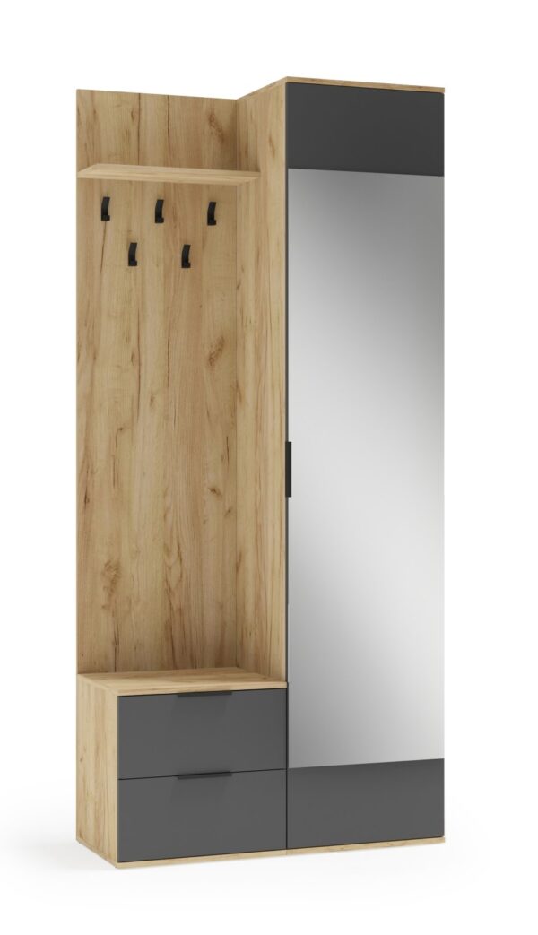 CORAL hall system gold oak / antracite