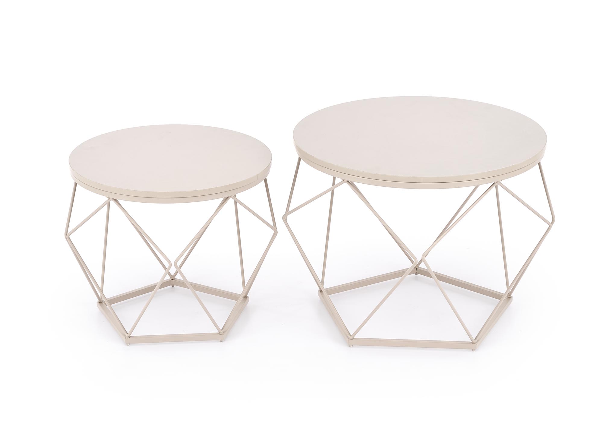 CIELO set of 2 c.tables, cashmere