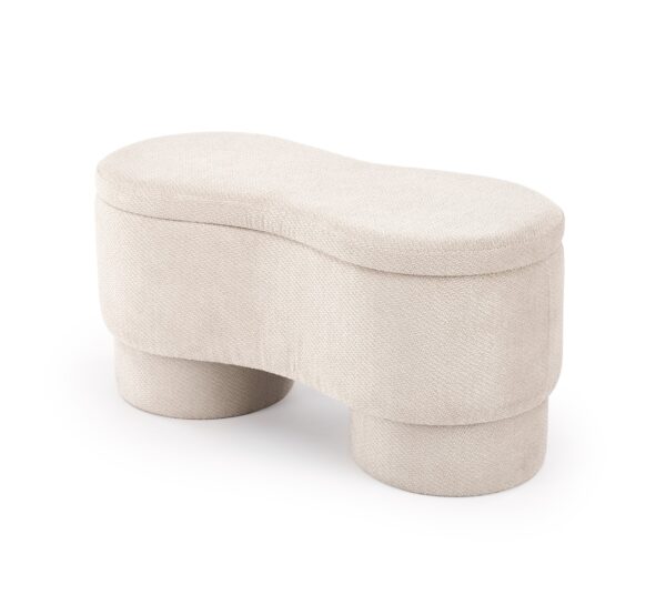 VIVA bench with storage function, beige