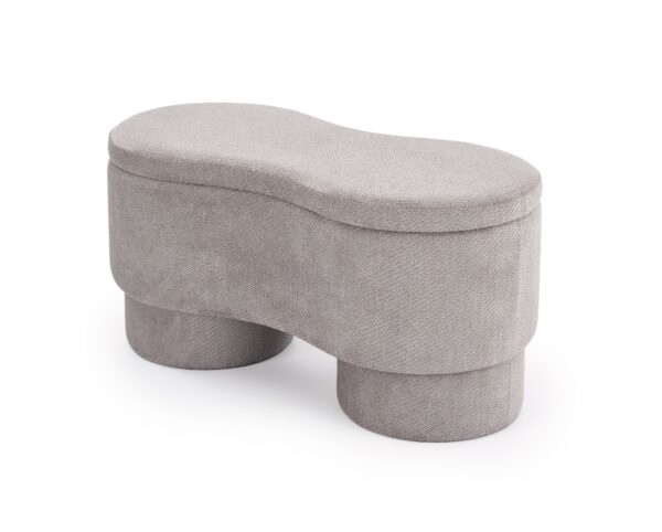 VIVA bench with storage function, grey