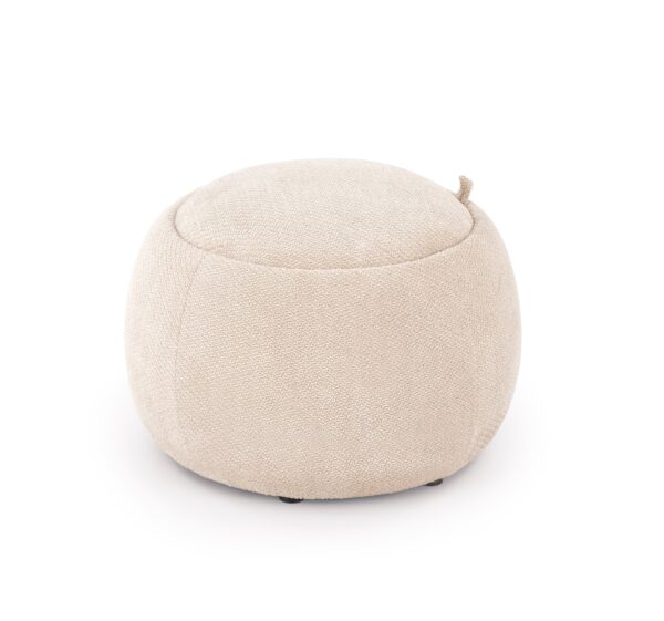 LUMI pouffe color: beige