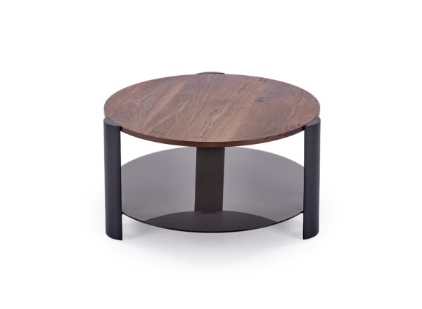 LIRA  c.table walnut / black