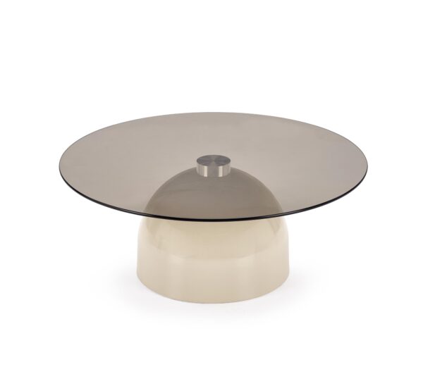 STARK c.table smoked glass / cashmere