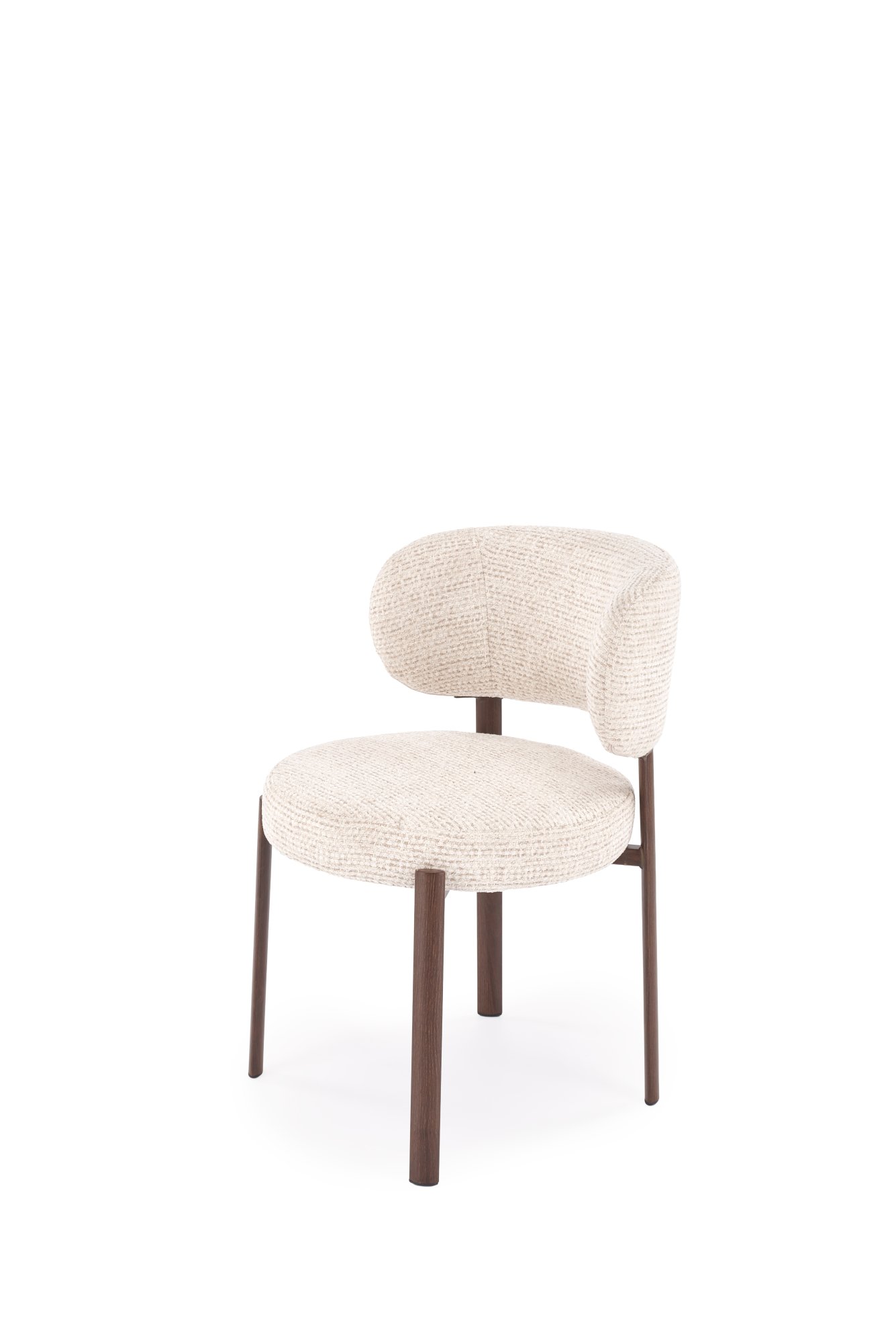 K605 chair, l.beige / walnut