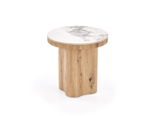 MAGNUM S c.table white marble / natural