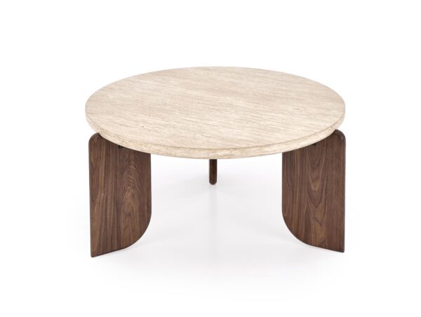 MAMBO c.table travertine / walnut