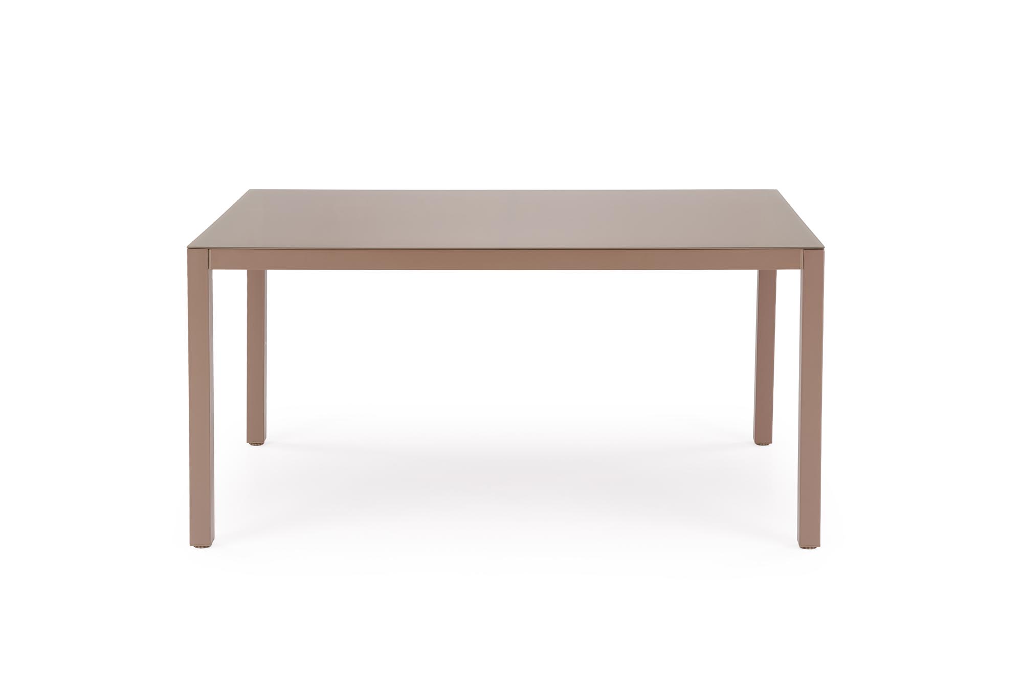HOVER garden table, beige / cappuccino