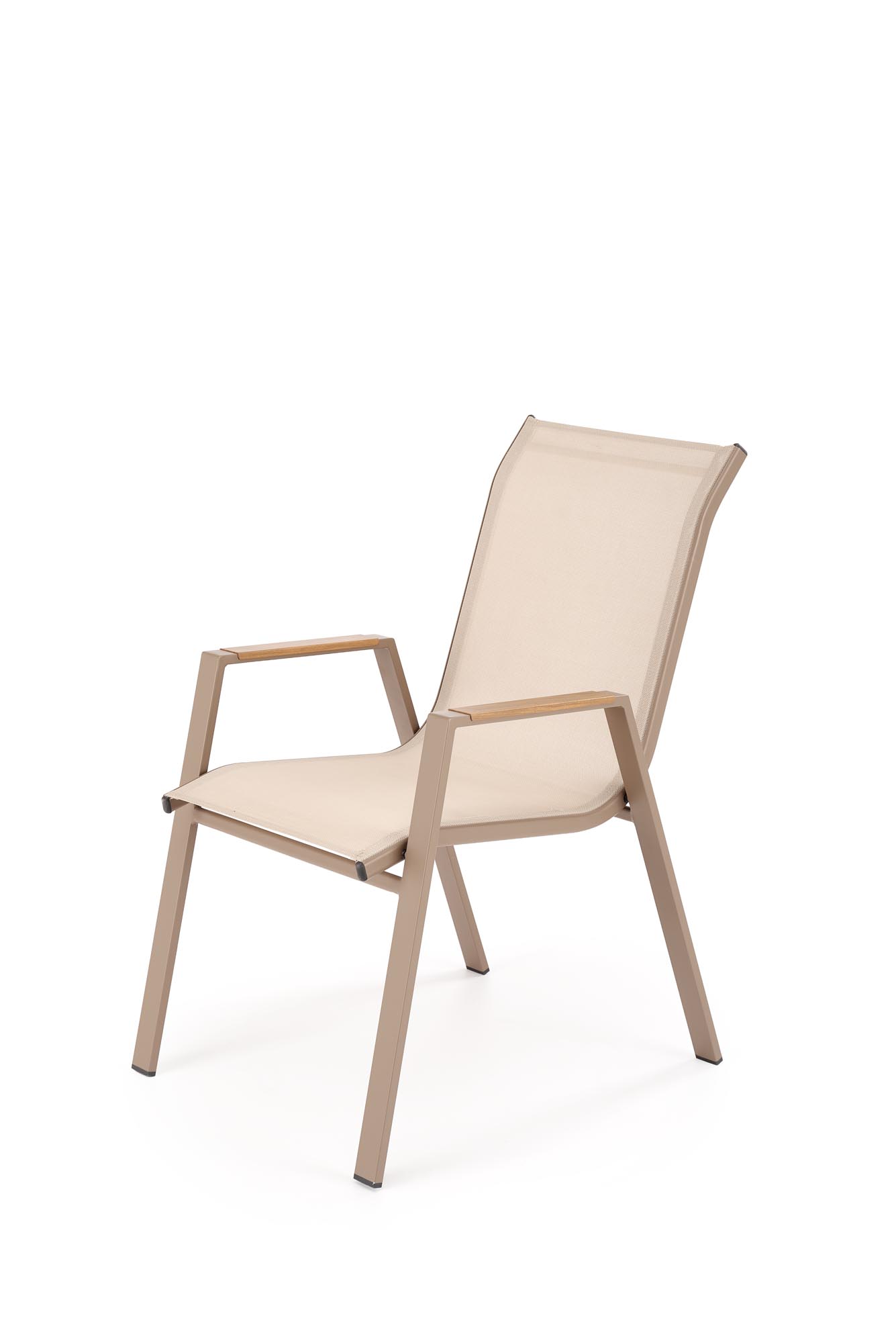 HOVER garden chair, beige / cappuccino