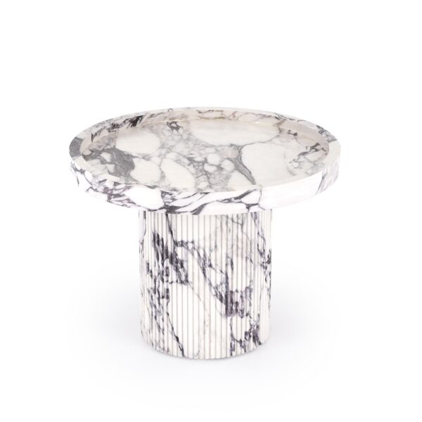 AMARETTO c.table, white marble