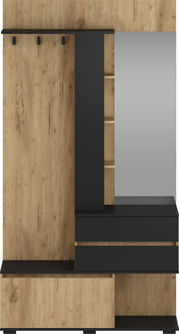 BAFRA hall, golden oak / black