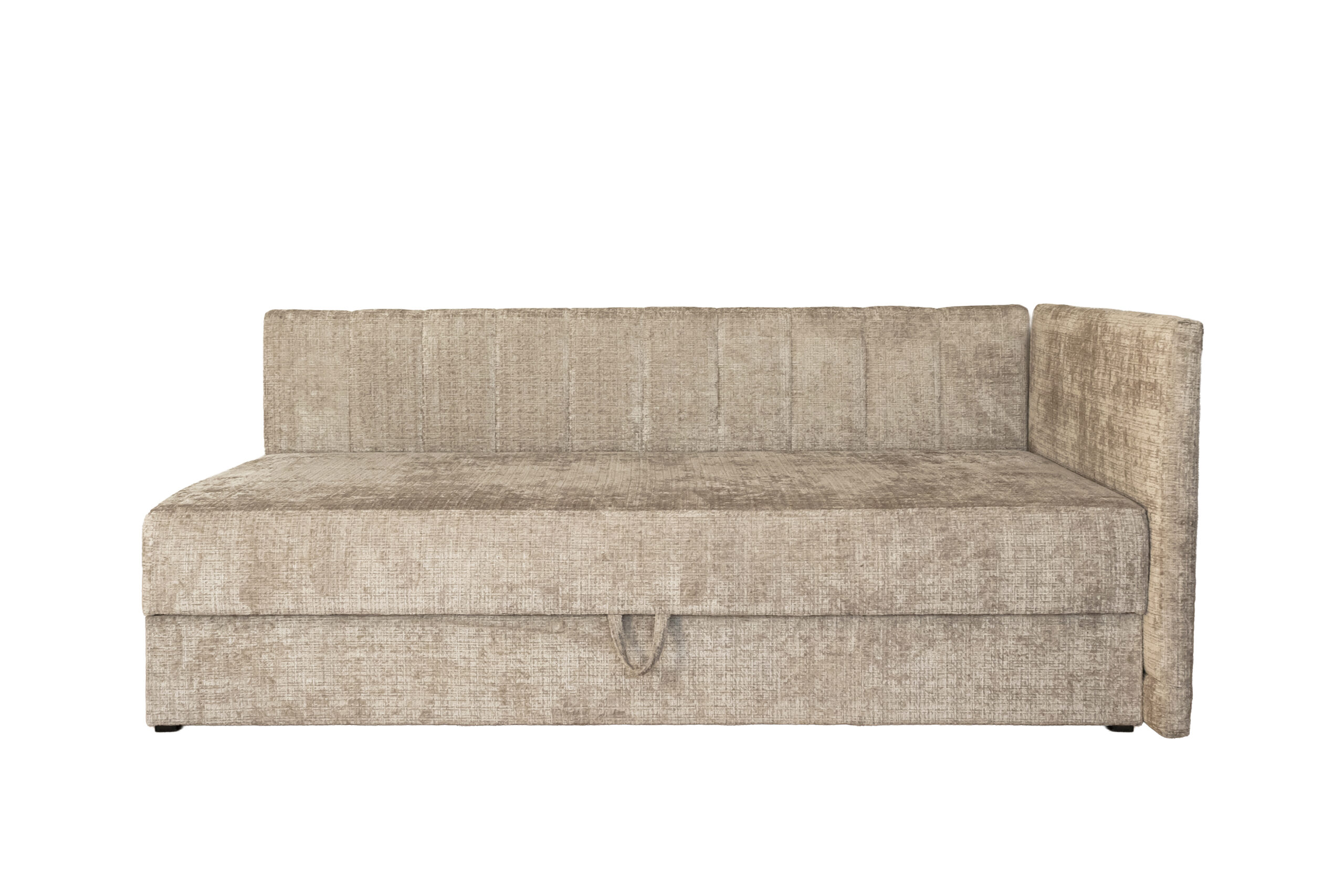 RICKY 90 bed with bedding container and built-in mattress, beige