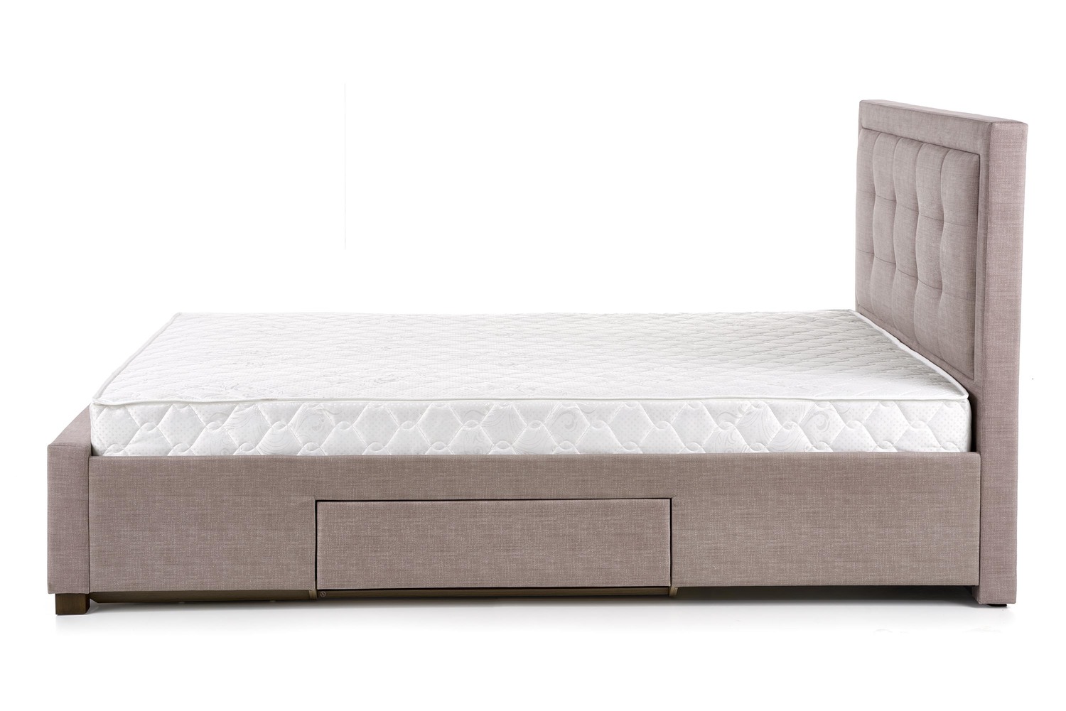 Evora posteljni okvir s predali 160x200cm - siva - slika 4